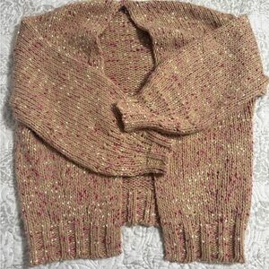 Aerie Knitted Speckled Cardigan